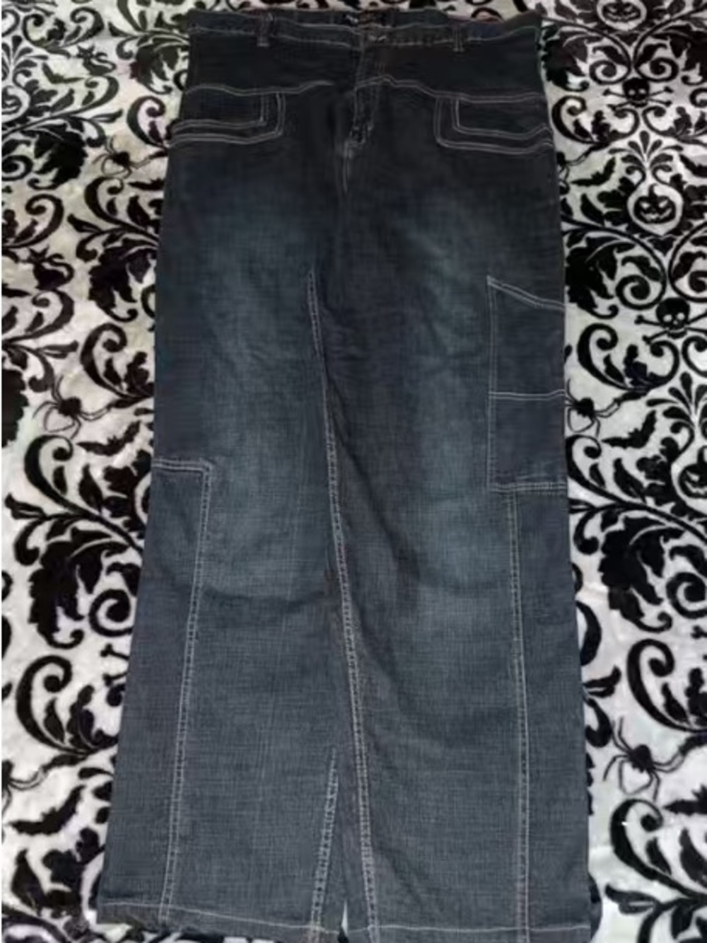 Men's Bootcut Jeans in Washed Charcoal